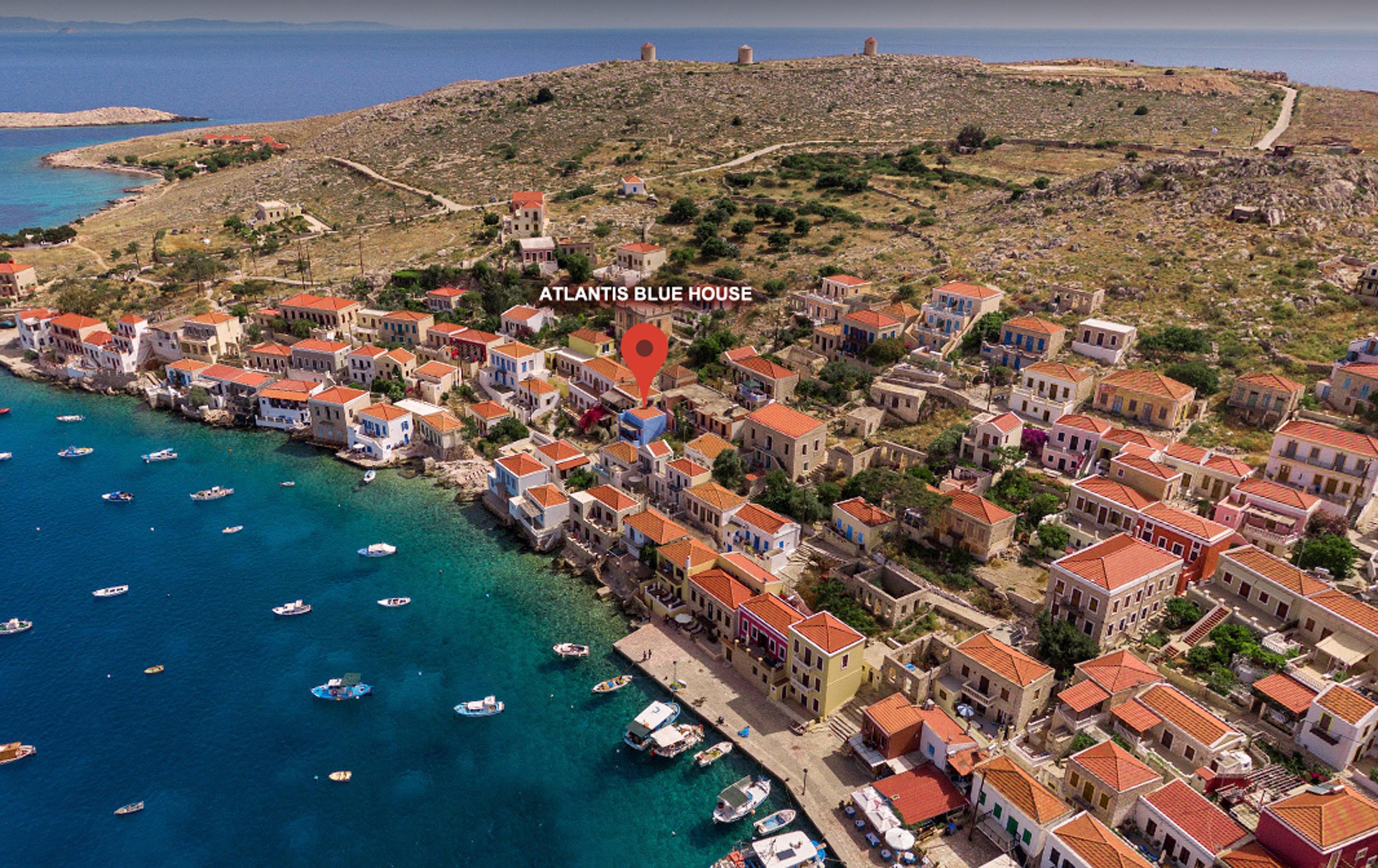 Atlantis Houses Chalki Town ภายนอก รูปภาพ