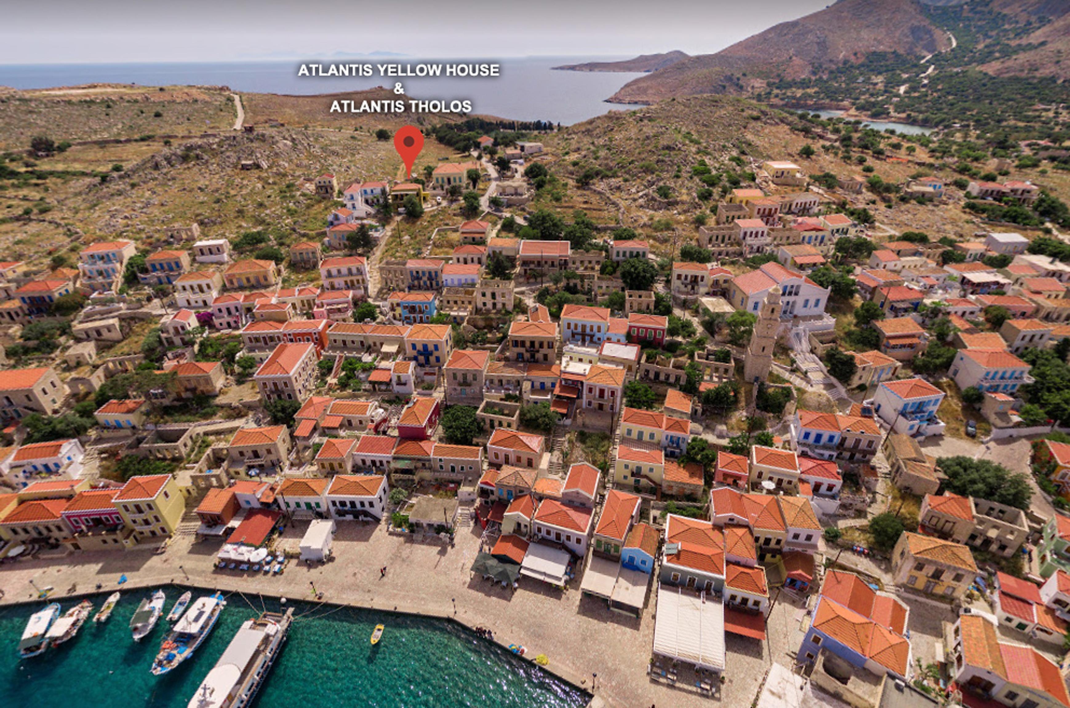 Atlantis Houses Chalki Town ภายนอก รูปภาพ